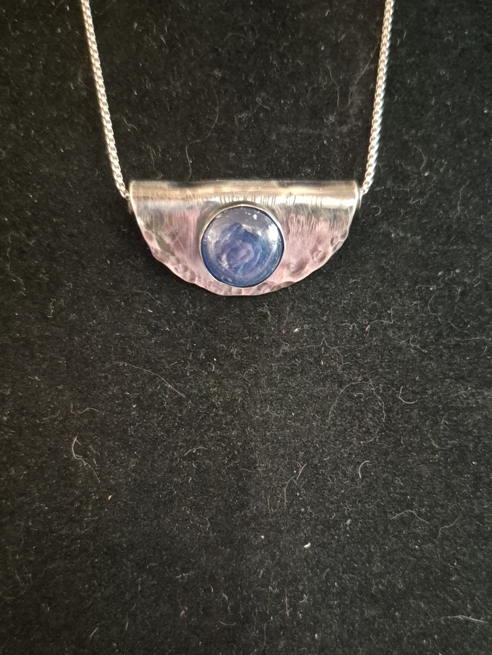 Handmade Sterling Silver & Kyanite Necklace By Sapphireskies